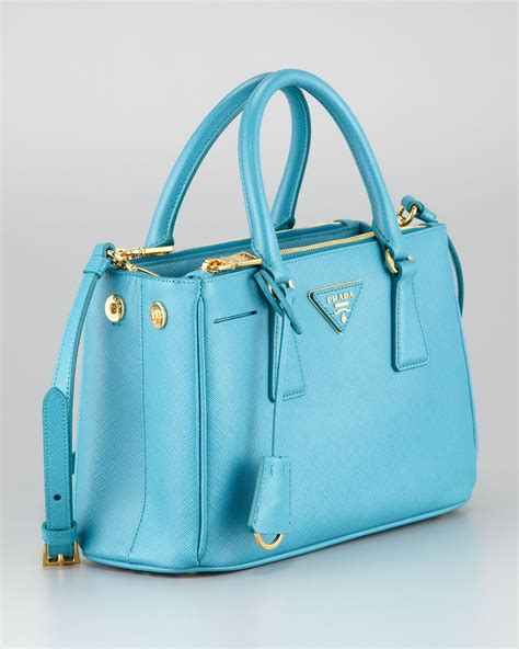 prada pelleovo blue red|Prada leather handbags.